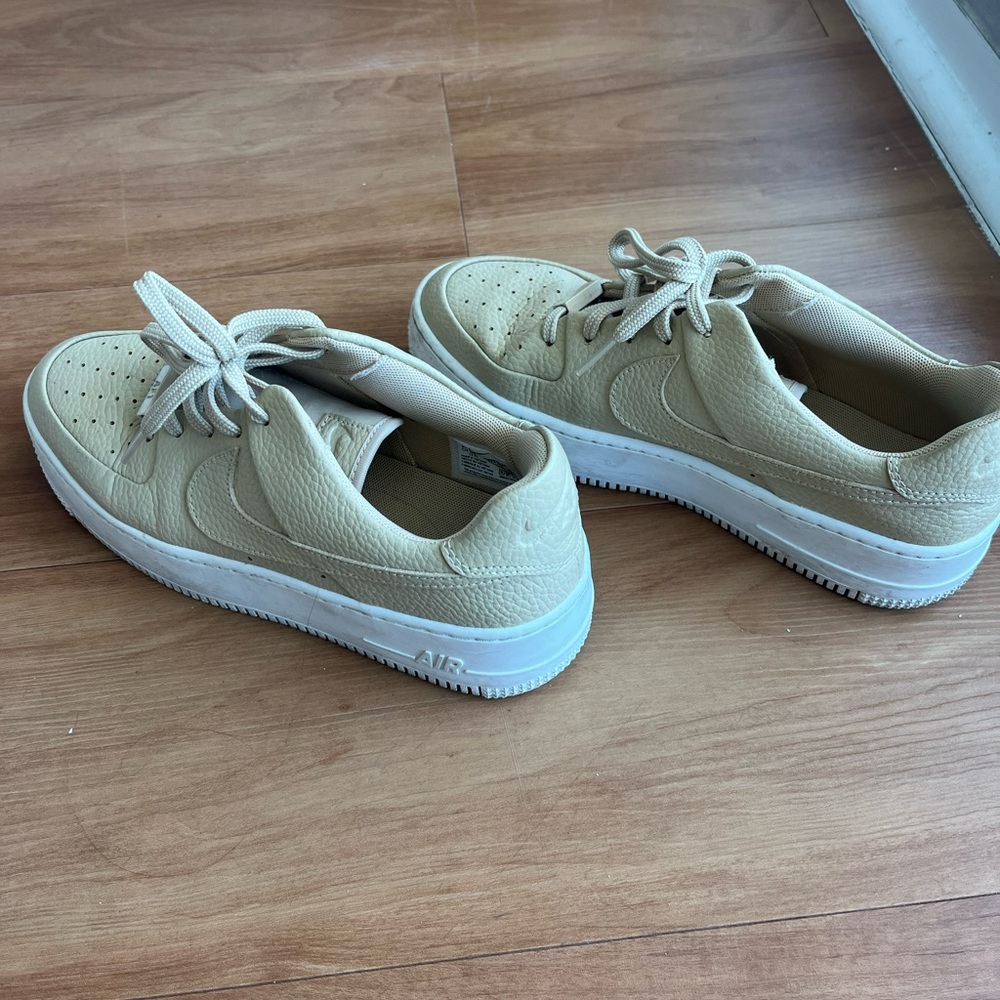 Tan Air Force 1s